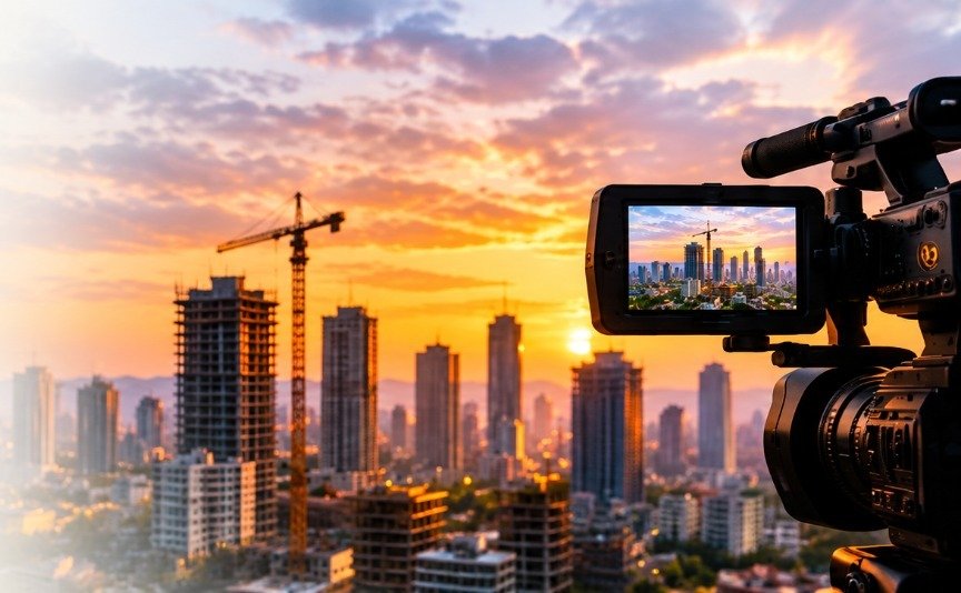 ReNews TV real estate video news studio