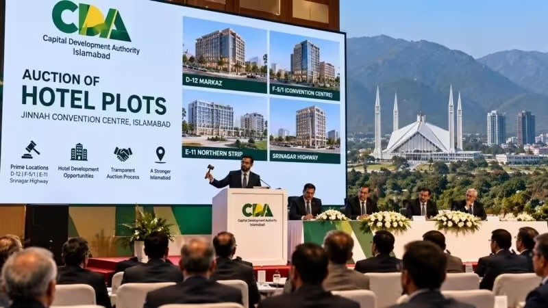 CDA Hotel Plot Auction in Islamabad Fails as No Buyers Emerge