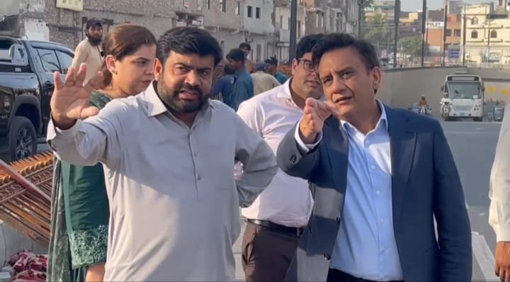 DG LDA Tahir Farooq Visits Hazrat Ali Hajveri Underpass and Circular Road